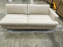 Load image into Gallery viewer, 83&quot; Wide Velvet Recessed Arm Sofa PIECE ONLY 7303RR
