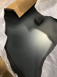 24" x 18" Black Hub Accent Mirror