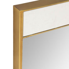 Load image into Gallery viewer, Wall Mirror Ugarte Modern and Contemporary Gold With Marble Mirror
