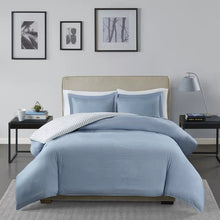 Load image into Gallery viewer, Ulverst Microfiber Reversible Modern &amp; Contemporary Duvet Cover Set king/cali king
