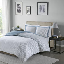 Load image into Gallery viewer, Ulverst Microfiber Reversible Modern &amp; Contemporary Duvet Cover Set king/cali king
