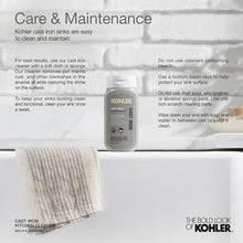 Load image into Gallery viewer, White Kohler Iron/Tones 27" x 18.75" x 9.625" Top-/Under-Mount Single-Bowl Kitchen Sink (Part number: K-5708-0) SB2061

