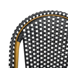Load image into Gallery viewer, Black Underhill Wicker/Rattan Patio Dining Side Chair (Set of 2)

