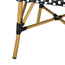 Load image into Gallery viewer, Black Underhill Wicker/Rattan Patio Dining Side Chair (Set of 2)
