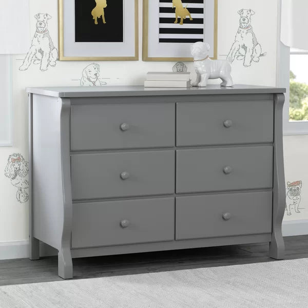 Universal 6 Drawer Double Dresser