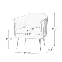 Load image into Gallery viewer, Upholstered Barrel Chair
