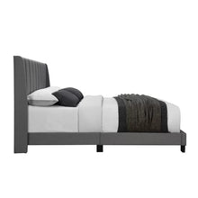 Load image into Gallery viewer, Gray Upholstered Headboard
