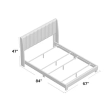 Load image into Gallery viewer, Gray Upholstered Headboard
