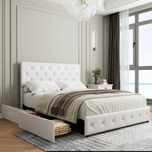 Load image into Gallery viewer, Upholstered Storage Bed, QUEEN

