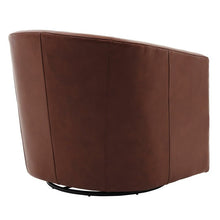 Load image into Gallery viewer, Upholstered Swivel Barrel Chair
