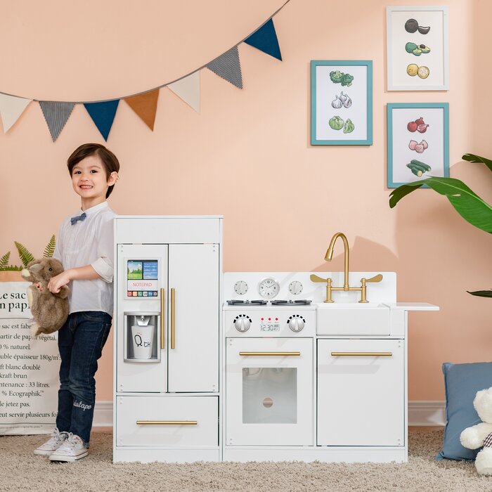 White Urban Adventure Play Kitchen Set #816HW