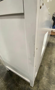 Laney 72 in. W Bath Vanity in White BASE ONLY.