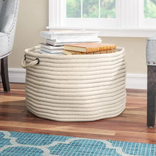 Load image into Gallery viewer, 14&quot; H x 24&quot; W x 24&quot; D Rust Utility Fabric Basket
