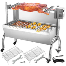 Load image into Gallery viewer, 37&quot;&quot; Rotisserie Portable Charcoal Grill
