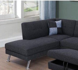 Valentina Sectional Piece Charcoal