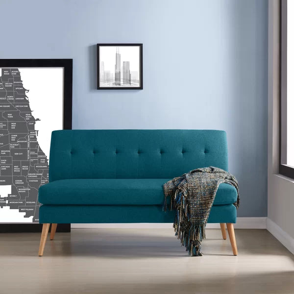 Valeria 55.1'' Armless Loveseat