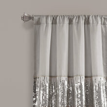 Load image into Gallery viewer, Valor Semi-Sheer Rod Pocket Single Curtain Panel 492DC
