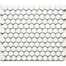 Load image into Gallery viewer, White Value Series 1&quot; x 1&quot; Porcelain Honeycomb Mosaic Wall &amp; Floor Tile MRM1135 (3 boxes)
