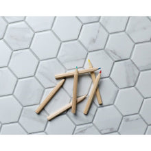 Load image into Gallery viewer, Value Series 2&quot; x 2&quot; Porcelain Honeycomb Mosaic Wall &amp; Floor Tile, (Set of 22)
