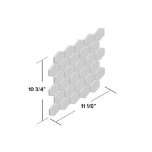 Load image into Gallery viewer, Value Series 2&quot; x 2&quot; Porcelain Honeycomb Mosaic Wall &amp; Floor Tile, 2 boxes
