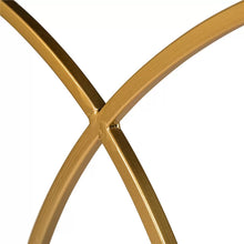 Load image into Gallery viewer, Van Reipen 27.5&#39;&#39; Tall Glass Sled Nesting Tables, (Set of 2)
