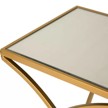 Load image into Gallery viewer, Van Reipen 27.5&#39;&#39; Tall Glass Sled Nesting Tables, (Set of 2)

