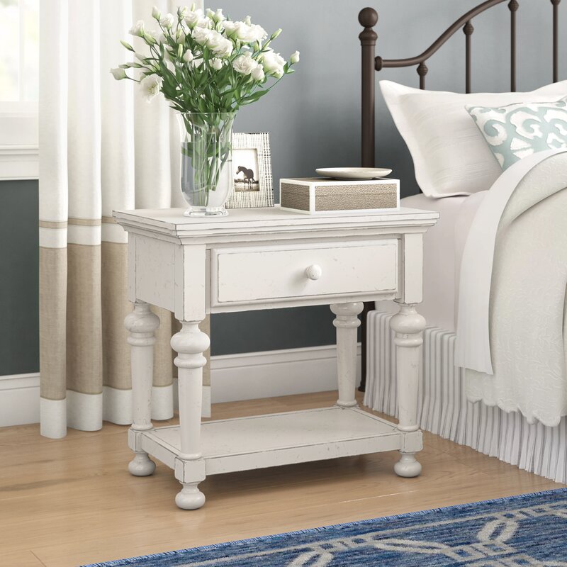 Antique White  Vancleave 1 - Drawer  Nightstand 1842AH