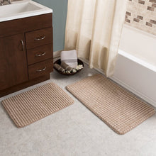 Load image into Gallery viewer, Taupe Vandeusen Bath Rug (Set of 2)
