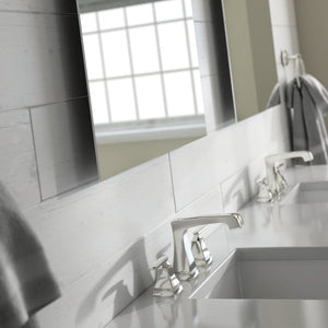 31.42" x 23.54" Delta Rectangular Standard Float Mount Frameless Bathroom/Vanity Mirror SB2586