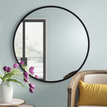 Load image into Gallery viewer, Black Hub Modern and Contemporary Bathroom / Vanity Mirror 634CDR
