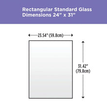 Load image into Gallery viewer, 31.42&quot; x 23.54&quot; Delta Rectangular Standard Float Mount Frameless Bathroom/Vanity Mirror SB2586
