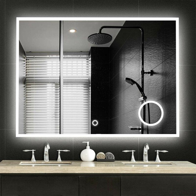 Irizarry LED Dimmable Lighted Bathroom/Vanity Mirror MRM744