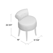 Load image into Gallery viewer, Vanity Solid Wood Vanity Stool MRM1418
