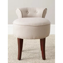 Load image into Gallery viewer, Vanity Solid Wood Vanity Stool
