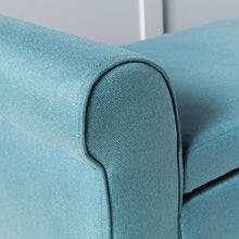 Load image into Gallery viewer, Varian 50&quot; Rectangle Storage Ottoman Dark Teal #1607HW
