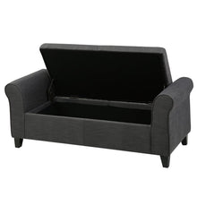 Load image into Gallery viewer, 50&quot; W Varian Upholstered Storage Ottoman
