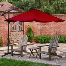 Load image into Gallery viewer, 10&#39; Cantilever Umbrella in Red #9593
