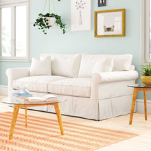 Load image into Gallery viewer, Veana 84&quot; Rolled  Arm Slipcovered Sofa Bed

