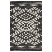 Load image into Gallery viewer, Vedika Southwestern Handmade Tufted Wool Navy/Ivory Area Rug 2&#39;3&quot; x 7 runner
