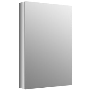 30" H x 20" W x 4.75" D Verdera Recessed or Surface Mount Frameless Medicine Cabinet with 3 Adjustable Shelves