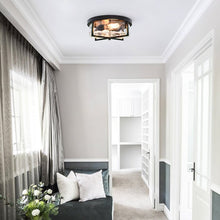 Load image into Gallery viewer, Verdon Glass Flush Mount
