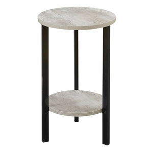 23.75" H x 15" L x 15" D Gray/Black Vereen Multi-Tiered Plant Stand (SB269)