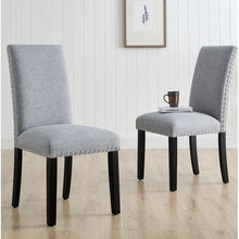 Load image into Gallery viewer, Verga Linen Parsons Chair (Set of 2)
