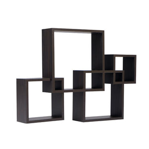 Vernonburg Square Accent Shelf Espresso #2005HW