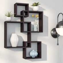 Load image into Gallery viewer, Vernonburg Square Accent Shelf Espresso #2005HW
