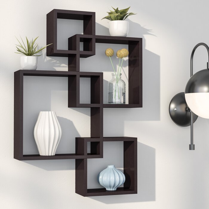 Vernonburg Square Accent Shelf Espresso #2005HW