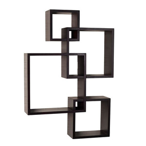 Vernonburg Square Accent Shelf Espresso #2005HW