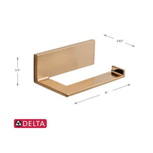 Load image into Gallery viewer, Brilliance Champagne Bronze Vero Wall Mount Toilet Paper Holder

