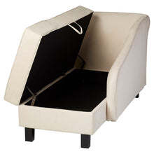 Load image into Gallery viewer, Verona One Left-Arm Chaise Recessed Arms Chaise Lounge with Storage ( AP689 )
