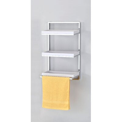 White Verplanck 15.75'' W x 26.25'' H x 10.5'' D Wall Mounted Bathroom Shelves 267ND